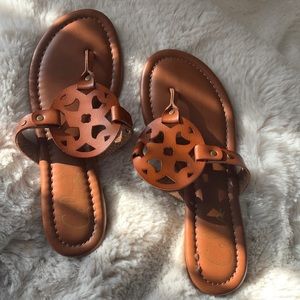 Celia, Sandals, Size 6, Cognac Color